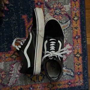 Vans Black and White Sneakers